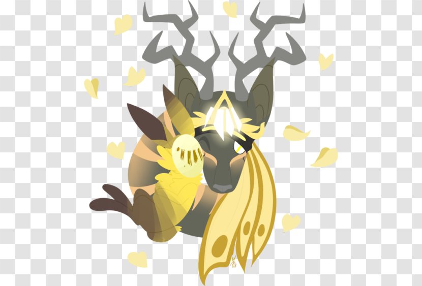 Reindeer Giraffe Mammal Horse Illustration - Fictional Character Transparent PNG