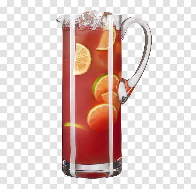 Orange Drink Cocktail Garnish Sea Breeze Non-alcoholic Punch - Serveware Transparent PNG