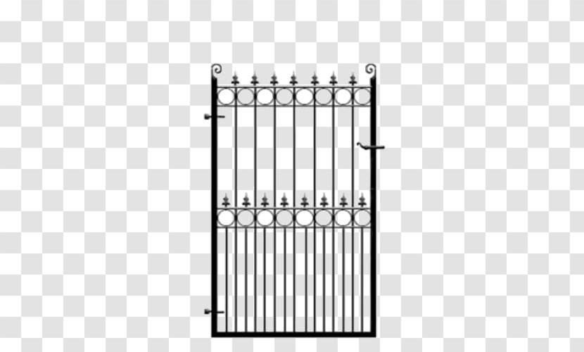 Wrought Iron Gate Fence Steel Transparent PNG