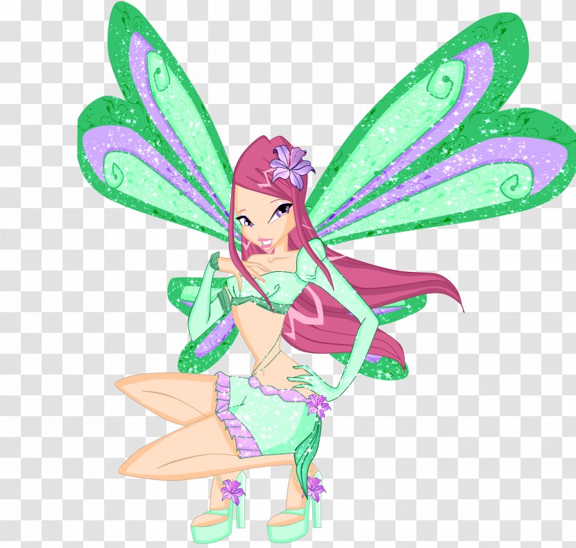 Roxy Flora Musa Bloom Mythix - Symbol - Fairy Transparent PNG