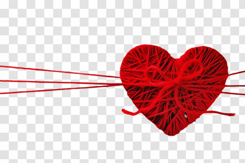 Valentine's Day - Heart - Thread Love Transparent PNG