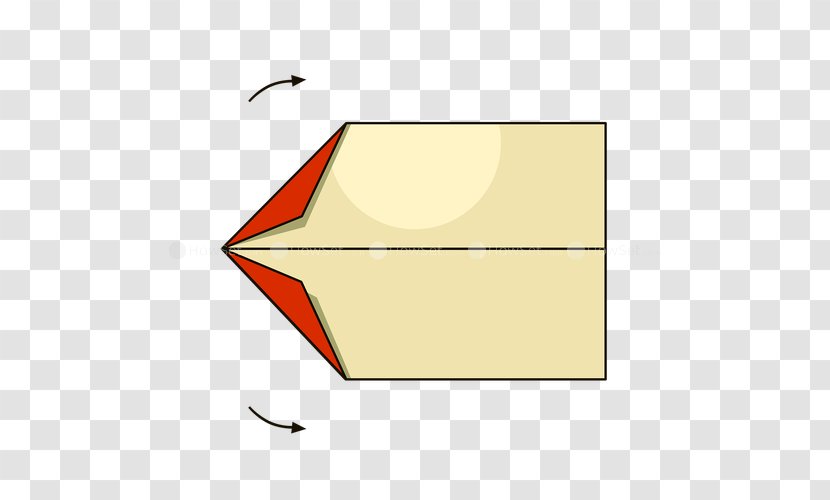 Paper Angle Point Clip Art - Yellow Transparent PNG