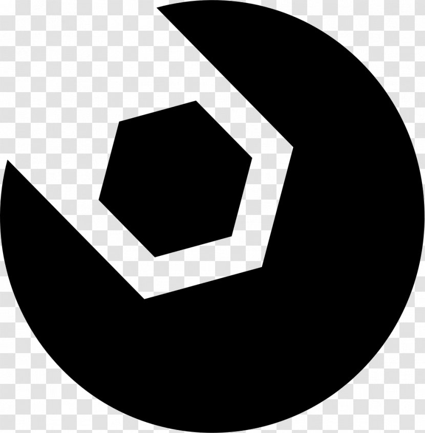 Logo Brand Circle Font - Black M Transparent PNG