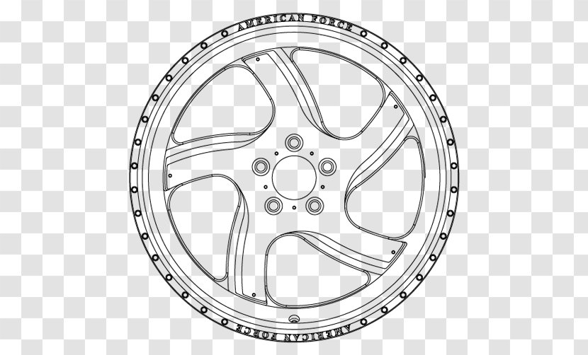 Alloy Wheel American Force Wheels Circle - Area Transparent PNG