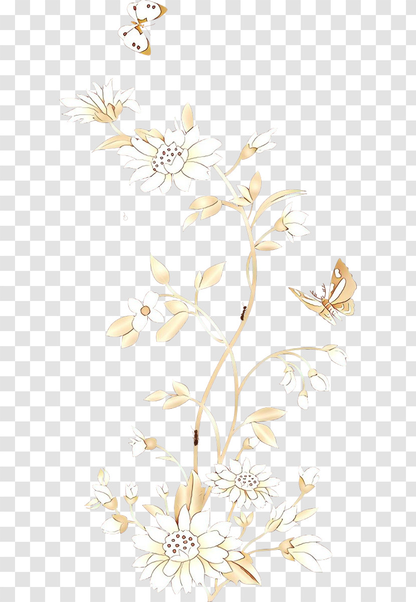 White Flower Plant Pedicel Cut Flowers Transparent PNG