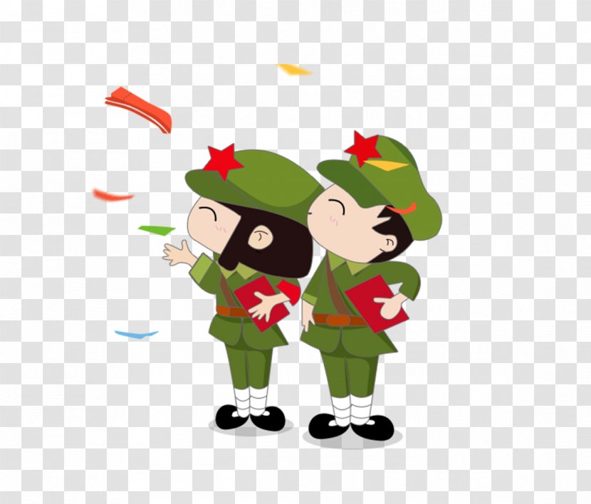 Cartoon Military Personnel - Animation - Creative Soldier Transparent PNG