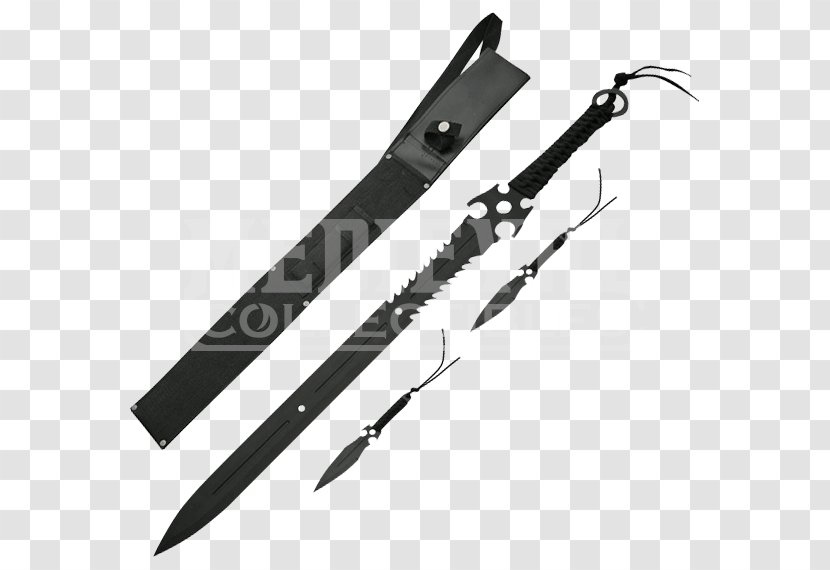 Throwing Knife Hunting & Survival Knives Blade - Sword Skull Transparent PNG