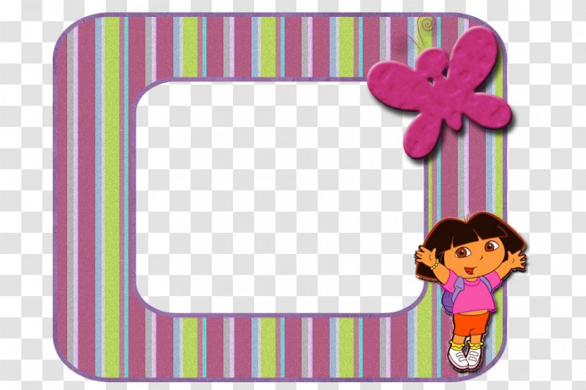 Picture Frames Photography Convite Dora Had A Little Lamb - Baby Dino - Pink Transparent PNG