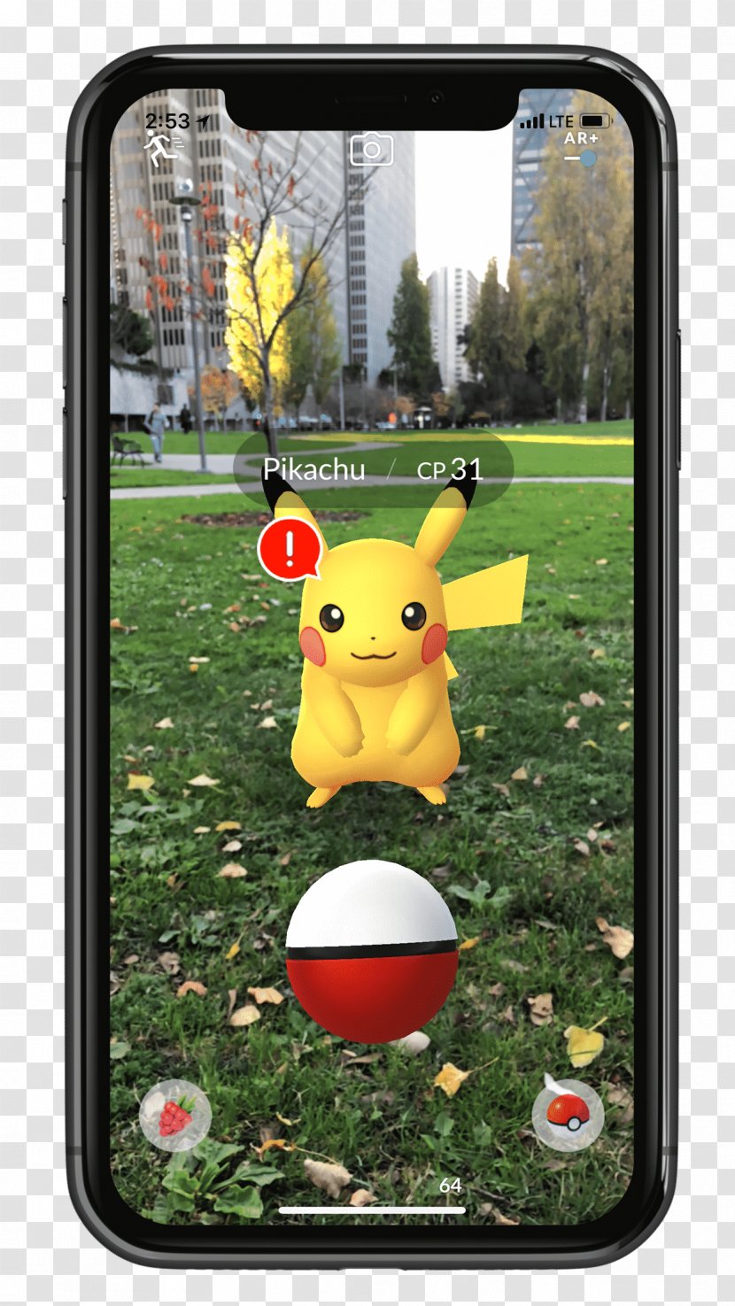 Pokémon GO Pikachu Augmented Reality - Giraffidae - Santahat Transparent PNG
