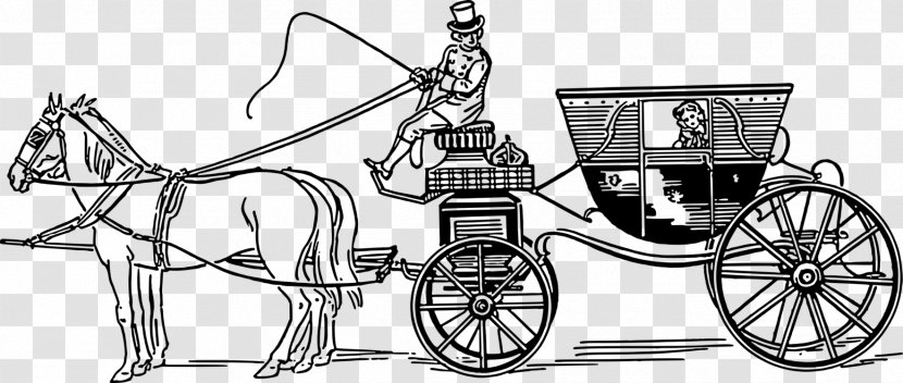Horse And Buggy Carriage Horse-drawn Vehicle Clip Art - Line - Ancient Greece Clipart Chariot Transparent PNG