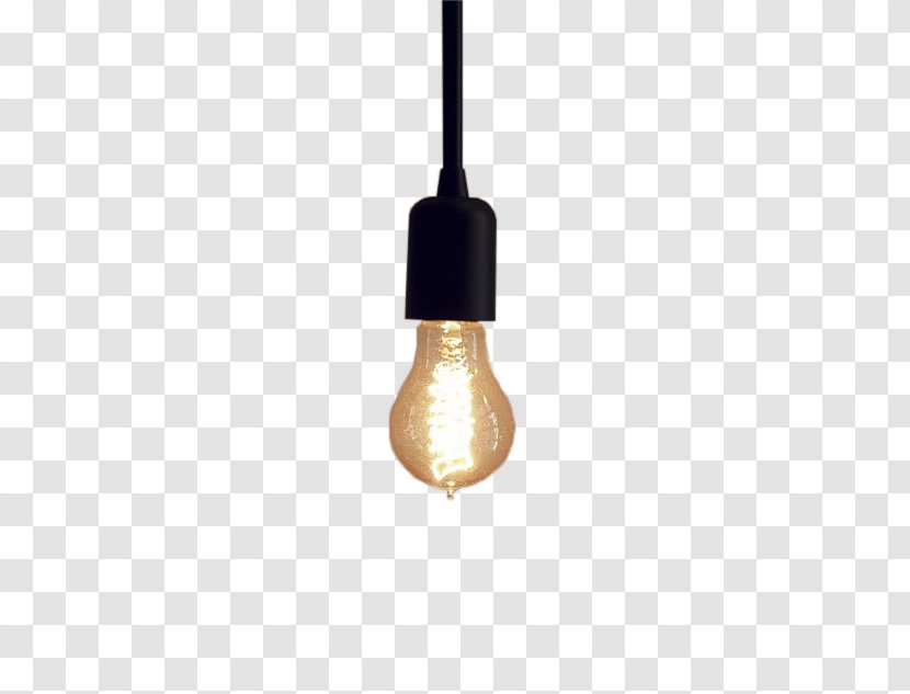 Light Fixture Electric Brown - Simple Pull Material Emitting Bulb Free Transparent PNG