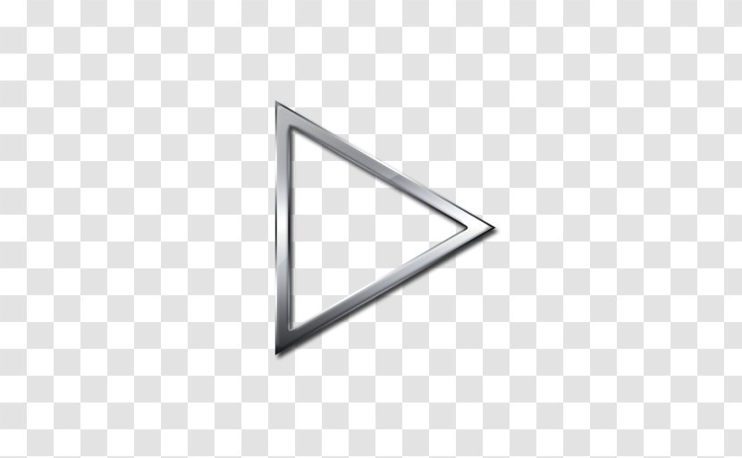 Right Triangle Arrow Rectangle - Tagged - Silver Transparent PNG