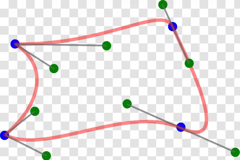 Composite Bézier Curve Geometry Point - Computer Graphics - Circle Transparent PNG