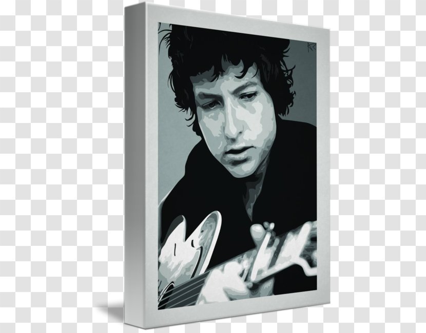 Poster Bob Dylan Imagekind Portrait Art - Canvas Transparent PNG