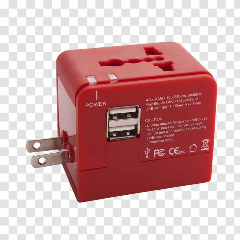 AC Adapter Electronics USB Reisestecker - Single Transparent PNG