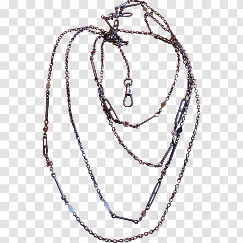 Necklace Bead Body Jewellery - Chain - Bezel Transparent PNG