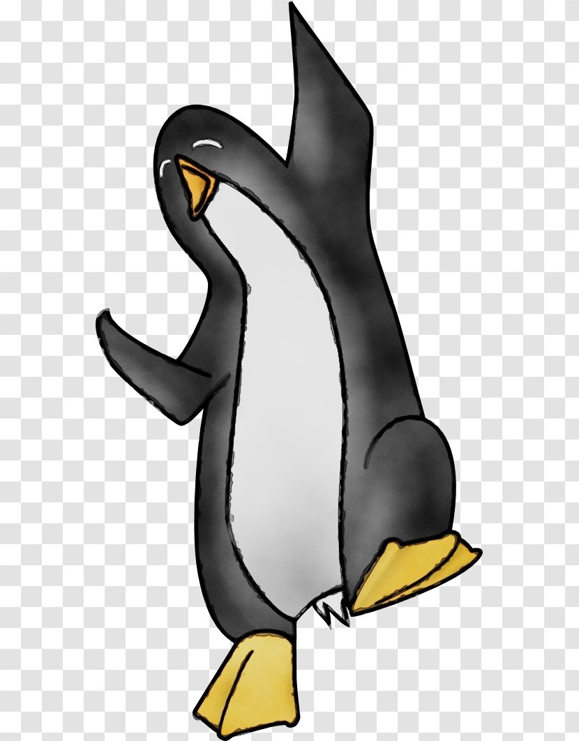 Watercolor Season - Penguin - Tail Bird Transparent PNG