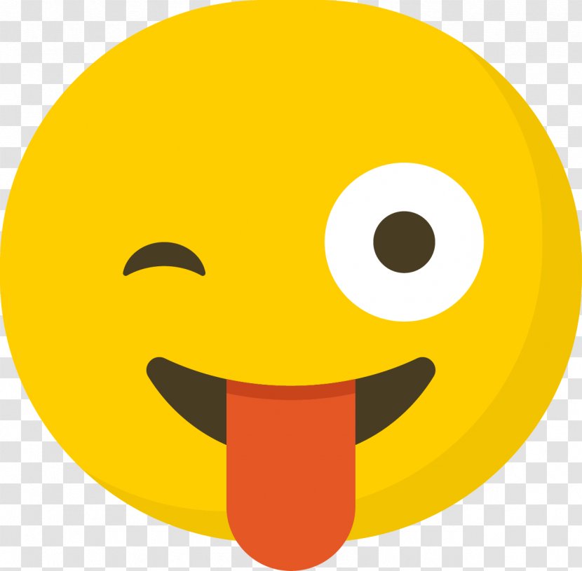 Smiley T-shirt Wink Emoji - Tongue - Cheek Transparent PNG