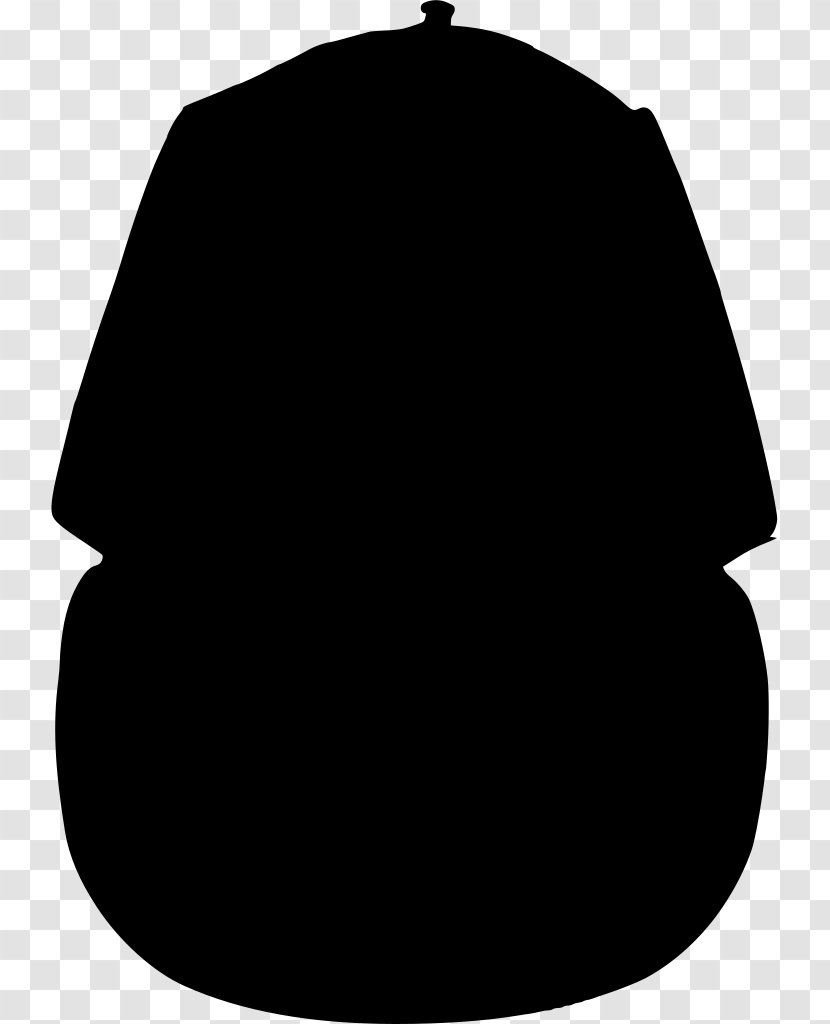Silhouette Human Head Transparency - Black - Headgear Cap Transparent PNG