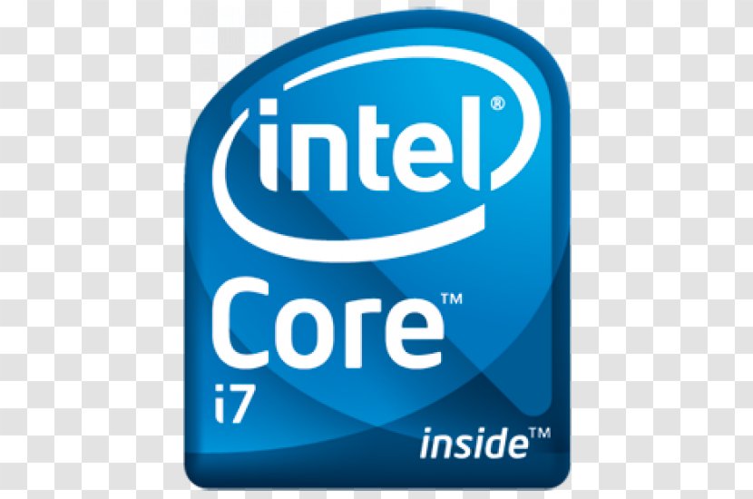 Intel Core I7-7700K Central Processing Unit Gulftown Arrandale - Blue Transparent PNG