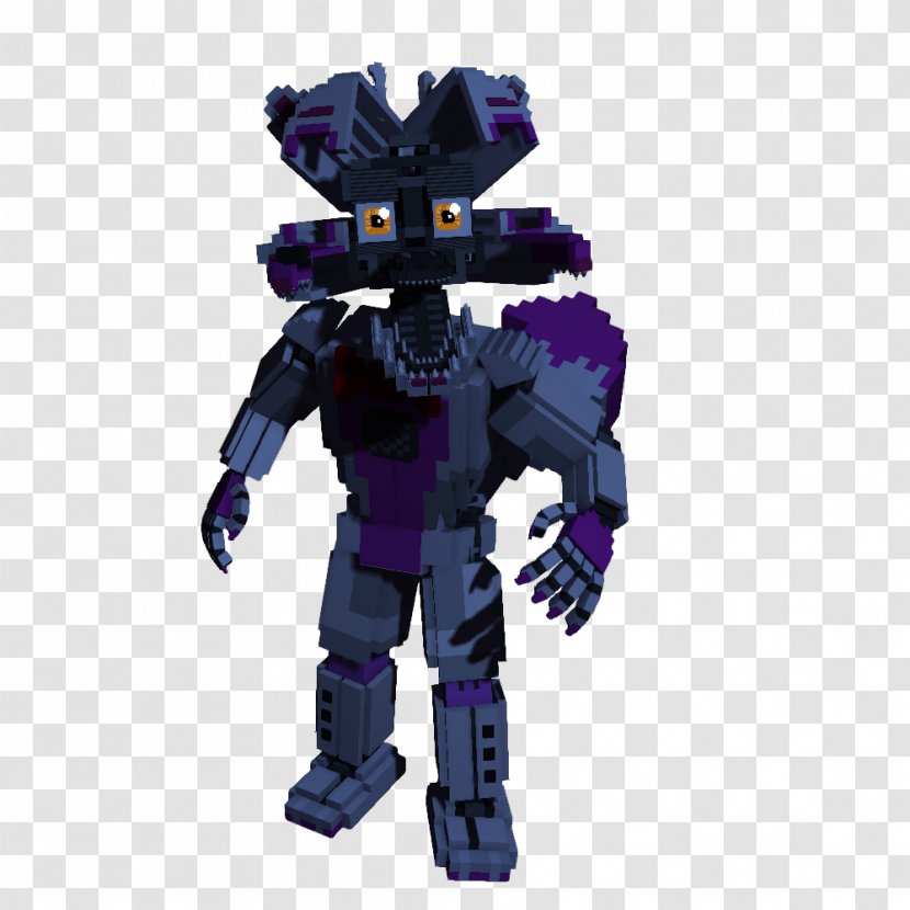 Five Nights At Freddy's: Sister Location Minecraft Pixel Art Action & Toy Figures - Figure - Fnaf 1000 Transparent PNG