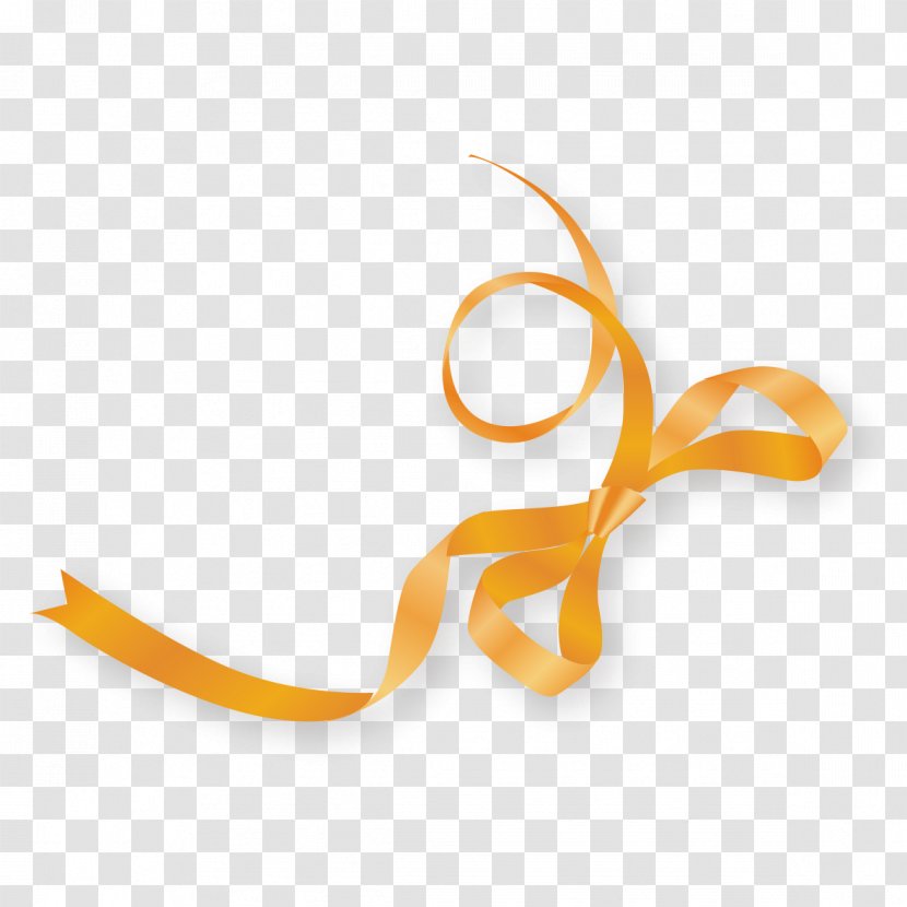 Shoelace Knot Yellow - Symbol - Bow Transparent PNG