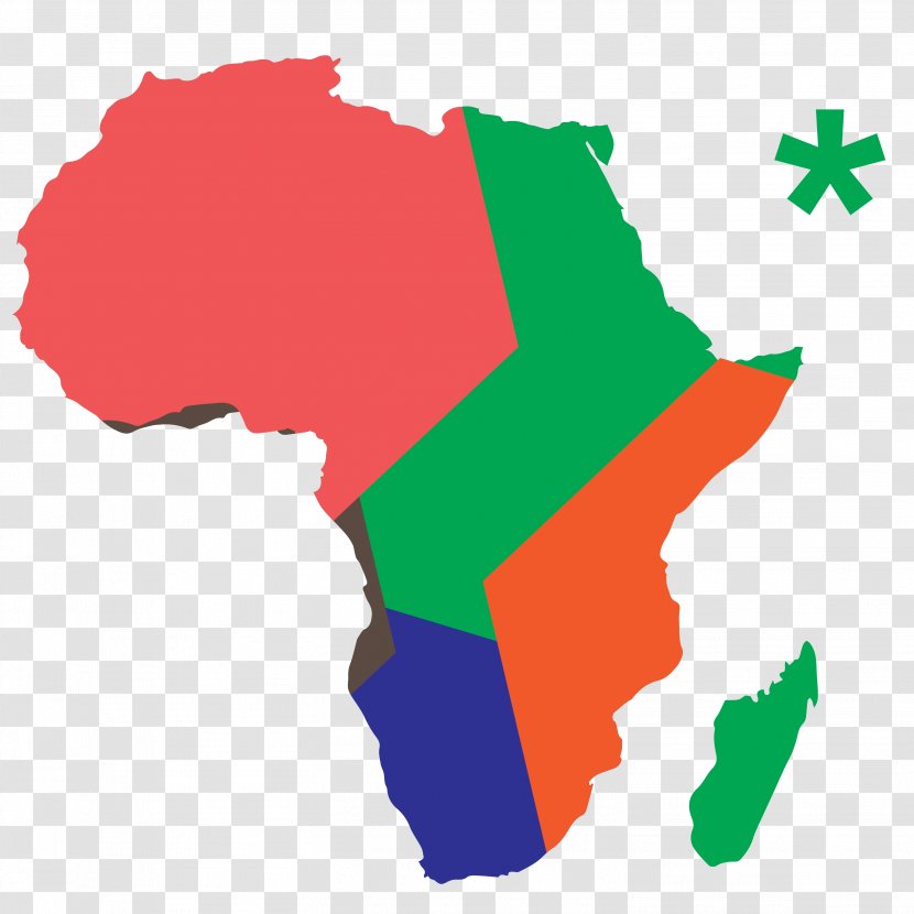 Africa Vector Map - Area Transparent PNG
