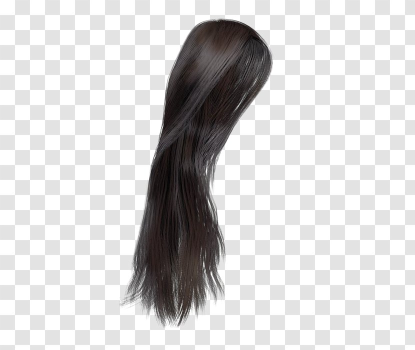 Black Hair Wig PhotoScape GIMP - Lipstick Transparent PNG