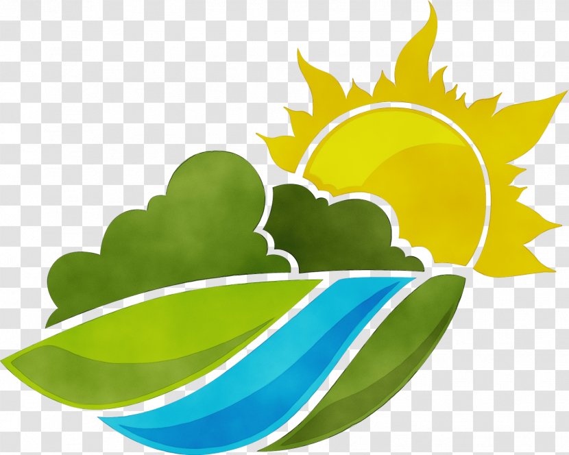 Green Leaf Watercolor - Logo - Plant Transparent PNG