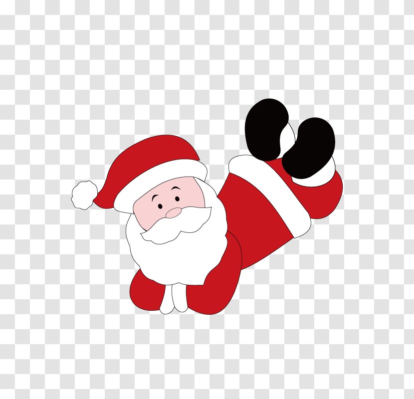 Santa Claus Drawing Reindeer Christmas Day Clip Art - Smile - Belt Transparent PNG