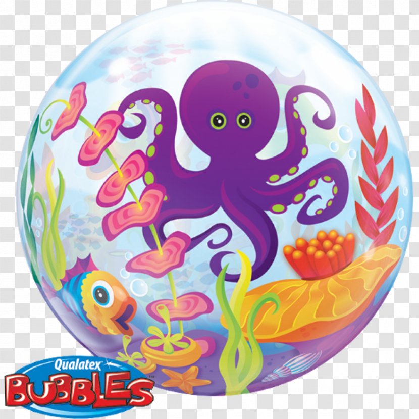Balloon Deep Sea Creature Party Helium - Centimeter Transparent PNG