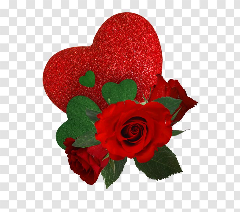 Garden Roses - Red - Heart Transparent PNG