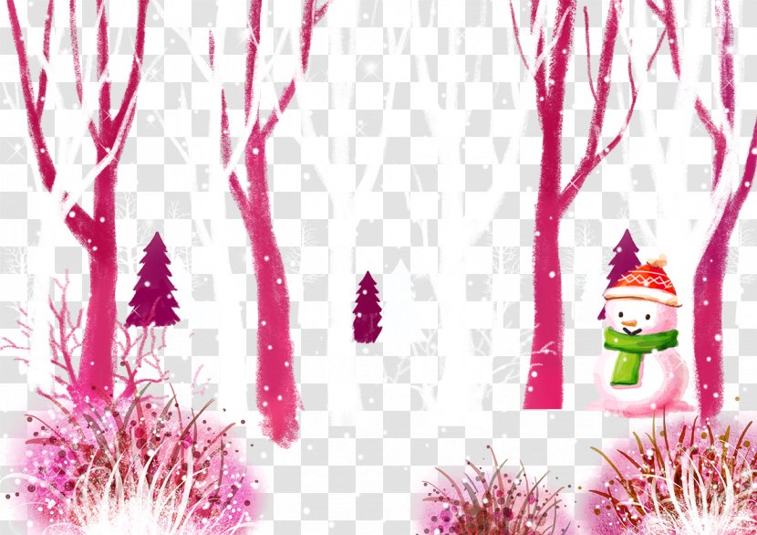 Snowman Cartoon Cuteness Wallpaper - Cute Transparent PNG