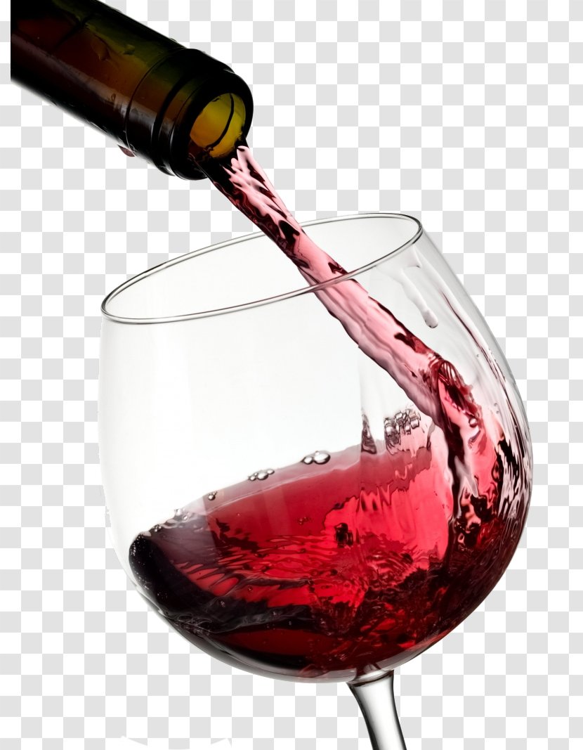 Red Wine Glass Sparkling Common Grape Vine - Liquid - Tasting Transparent PNG