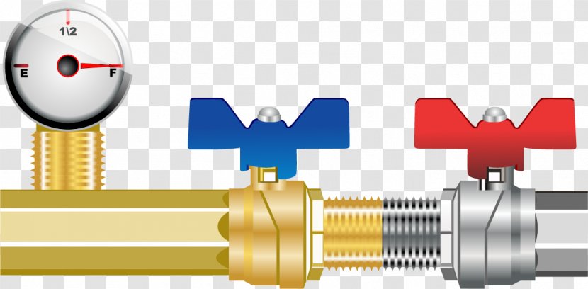 Pipeline Transportation Natural Gas Petroleum Cylinder - Vector Hand-painted Oil And Pipelines Transparent PNG