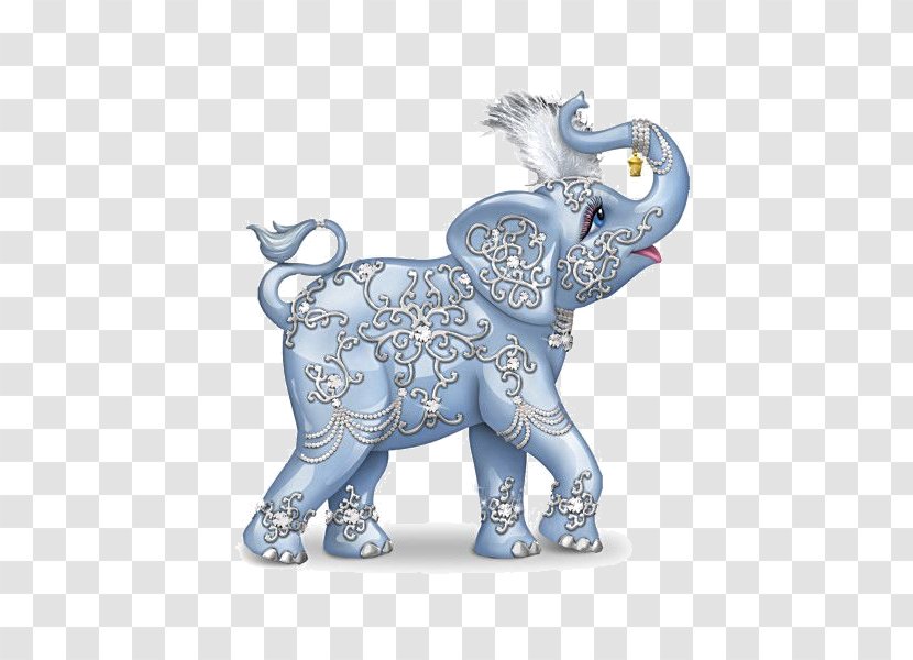 Painter Of Light Collectable Figurine Collecting Painting - Bradford Exchange - Blue Elephant Transparent PNG