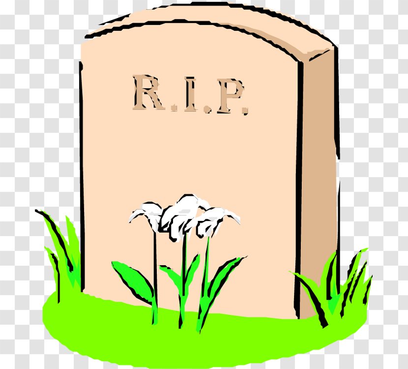 Grave Cemetery Headstone Clip Art - Burial - RIP Transparent PNG