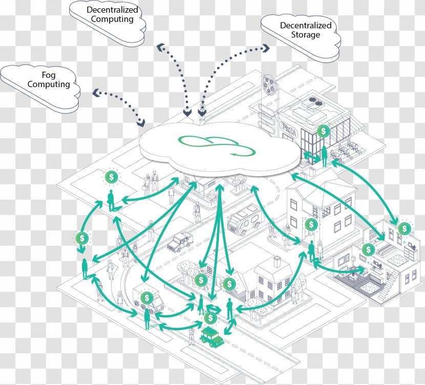 Computer Blockchain Clip Art - Demand - Decentralized Transparent PNG