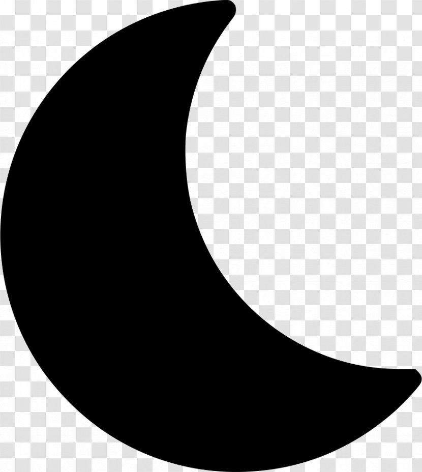 Halfmoon Poster - Black - Logo Transparent PNG