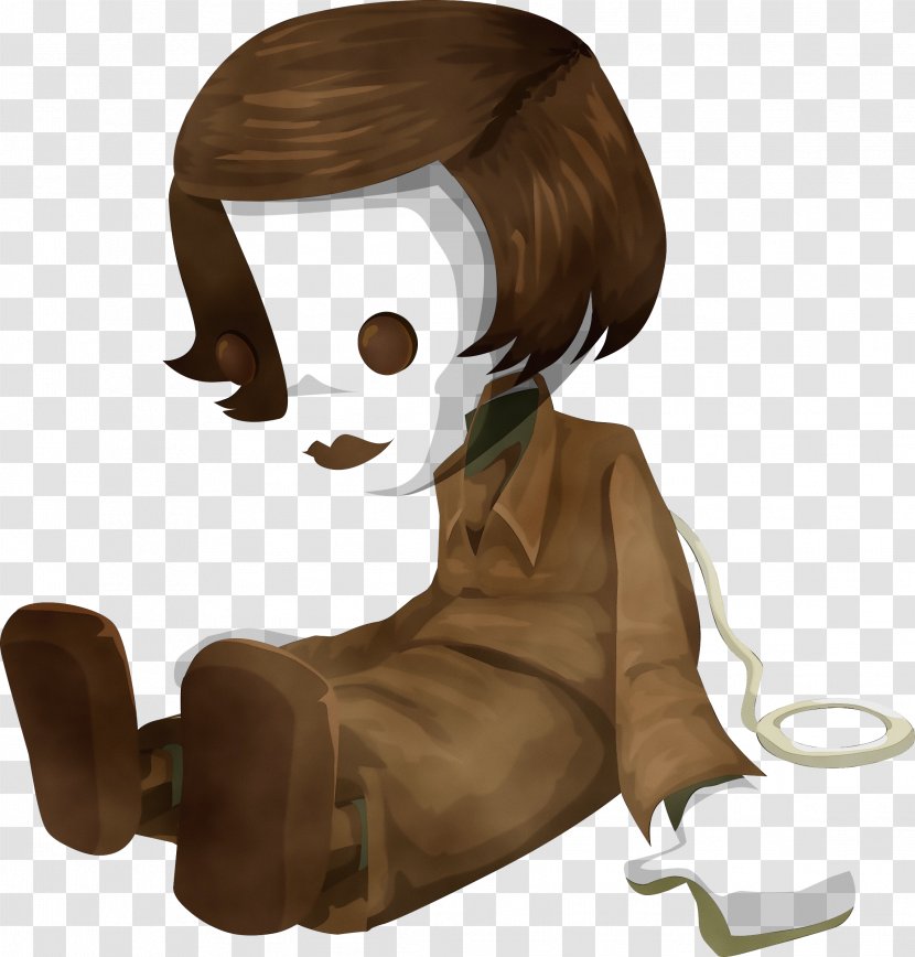 Brown Cartoon Fictional Character Clip Art Animation - Paint Transparent PNG