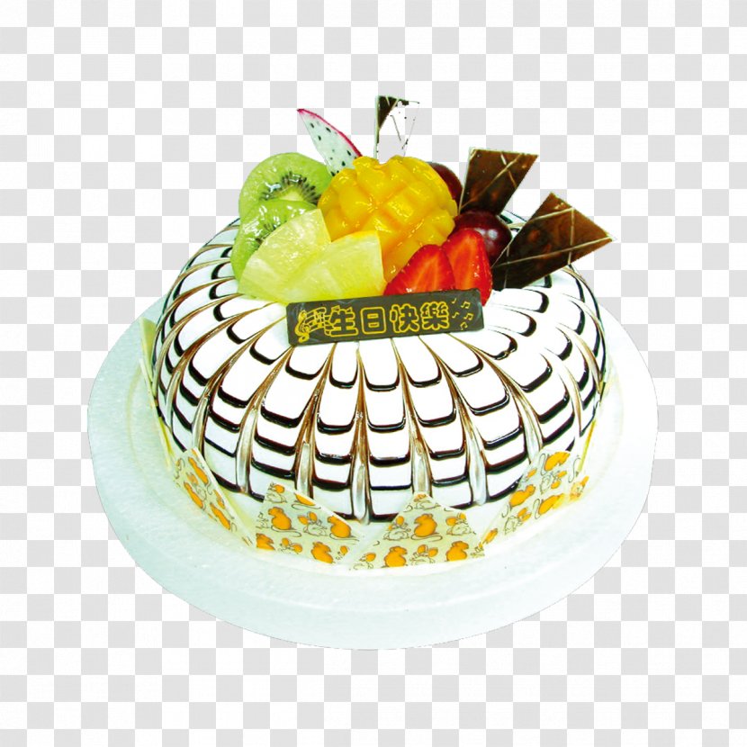 Birthday Cake Shortcake Milk Fruitcake - Holiday Transparent PNG