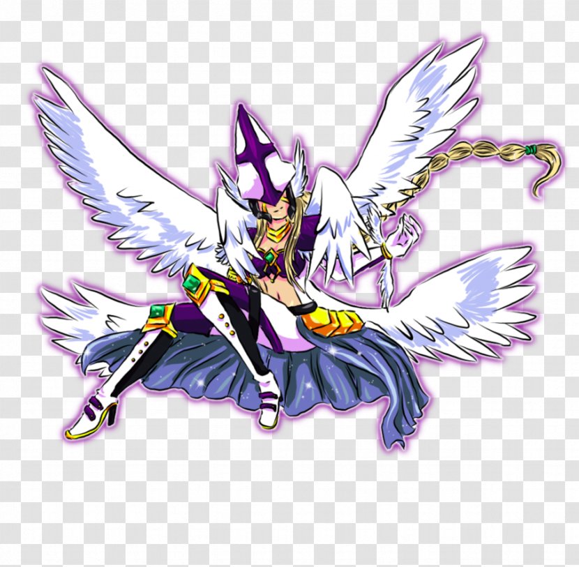 Gatomon Digimon Fan Art MagnaAngemon - Silhouette Transparent PNG