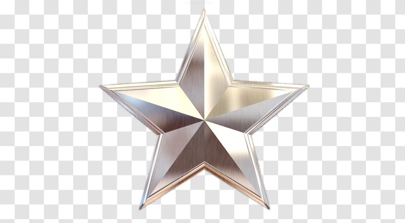 Clip Art Metal Image - Bronze - 3d Star Transparent PNG