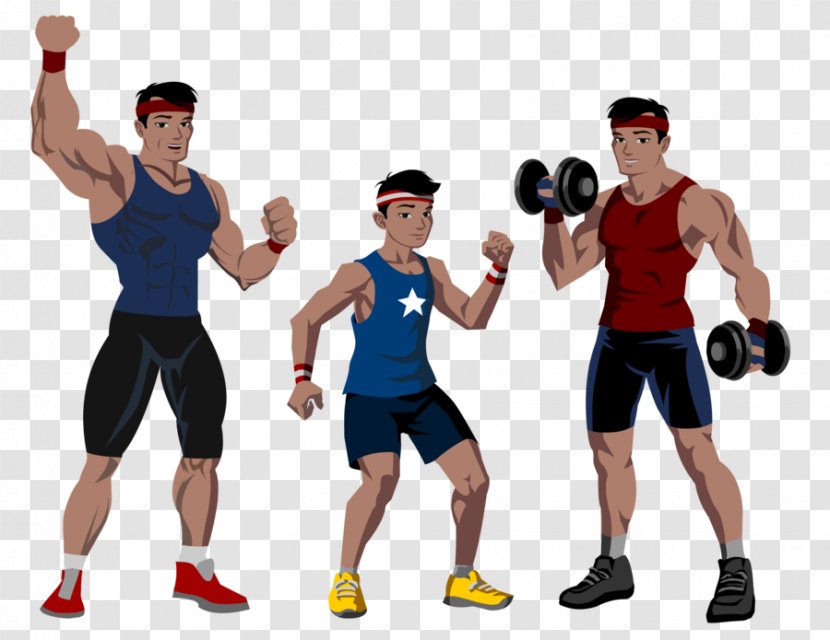 Kettlebell Physical Fitness Strength Training Shoulder - Arm - Character Avatar Transparent PNG