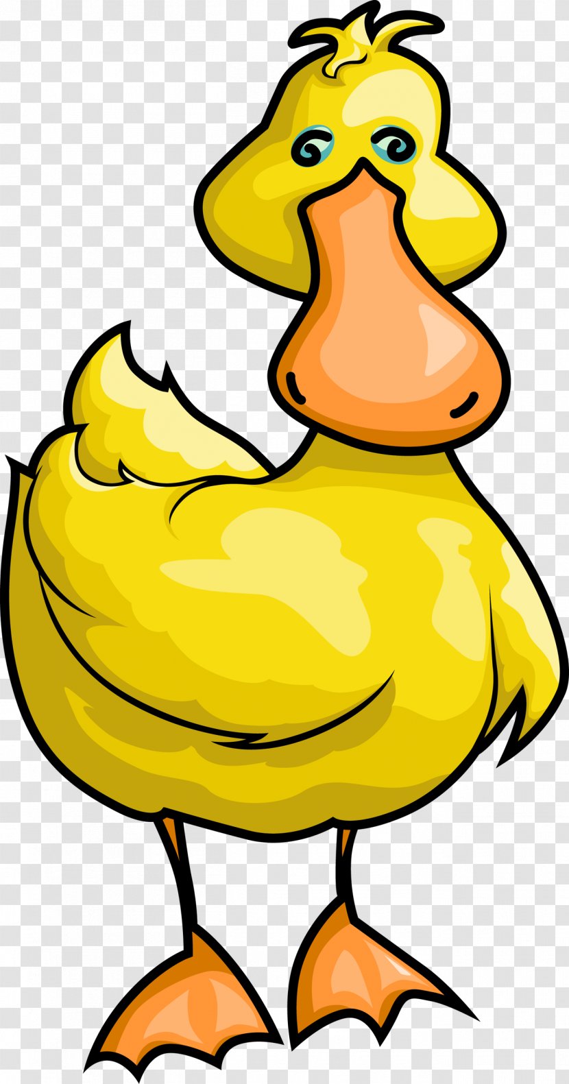 Duck Bird Goose Yellow - Domestic Transparent PNG