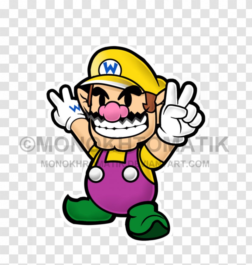 Drawing Paper Luigi Wario Clip Art - Nintendo - Macbeth Evil Essay Transparent PNG