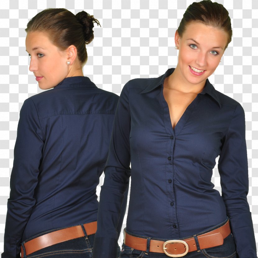T-shirt Dress Shirt Blouse Jacket Sleeve - Top Transparent PNG