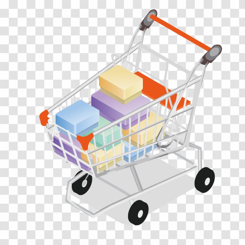 Shopping Cart Supermarket - Raster Graphics - Vector Transparent PNG