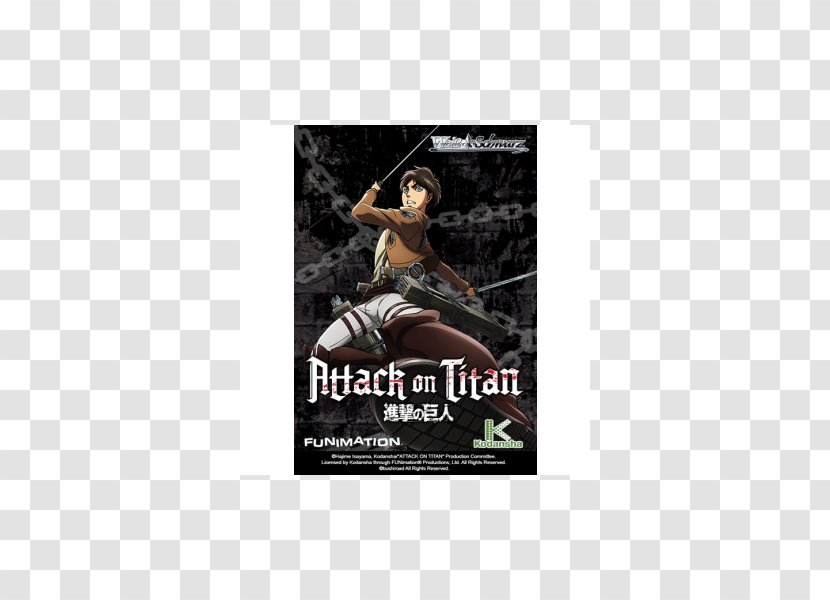 Weiß Schwarz Attack On Titan Poster Notebook Spiral - Advertising Transparent PNG