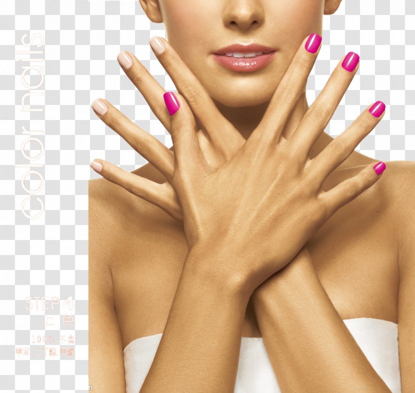 Nail Polish Manicure Cuticle Beauty - Neck - Model Transparent PNG